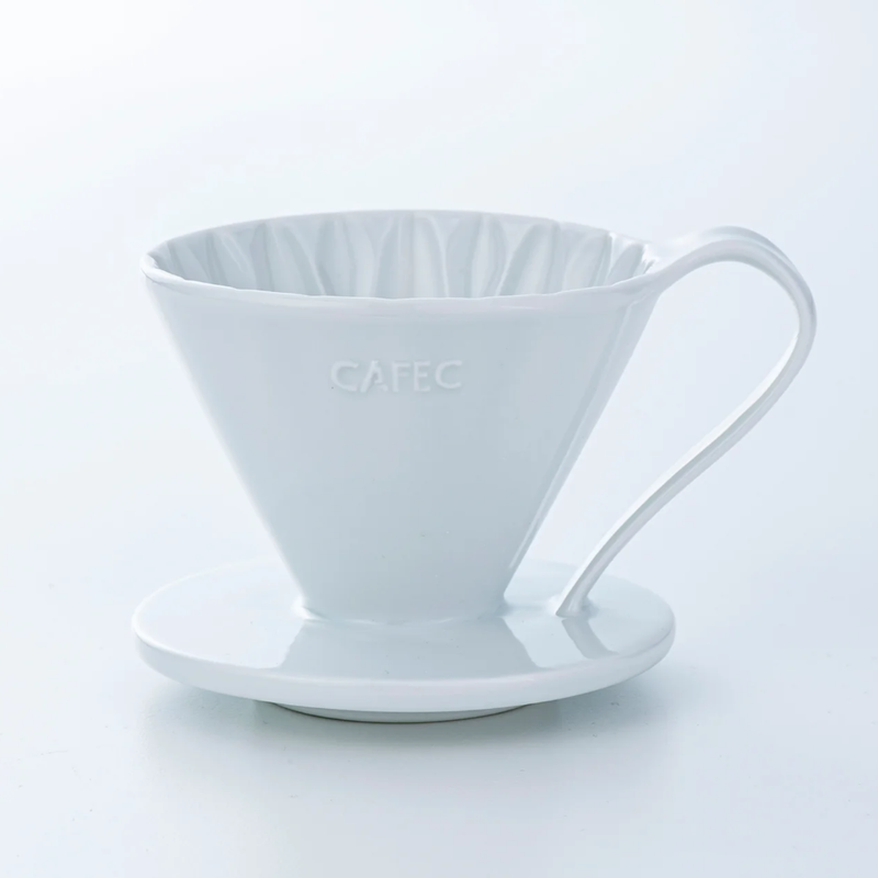 Cafec - Arita Ware Dripper Cup 04 White